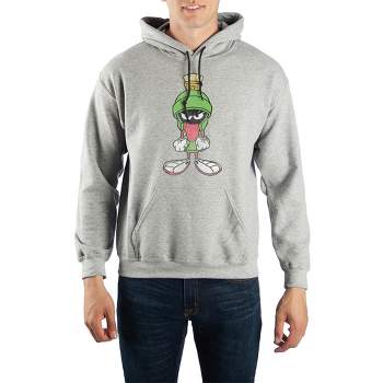 Looney Tunes Marvin The Martian Pullover Hooded Sweatshirt