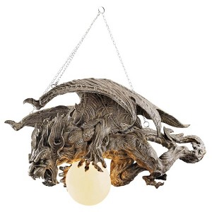Design Toscano Nightfall Sculptural Gargoyle Chandelier - 1 of 2