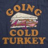 Mens Funny T Shirts Going Cold Turkey Sarcastic Sandwich Graphic Novelty Tee For Men - Crazy Dog Men's T Shirt For Foodies - 2 of 4