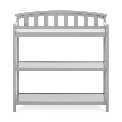 Child Craft Curve Top Changing Table - Cool Gray