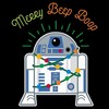 Men's Star Wars Merry Beep Boop T-Shirt - 2 of 4