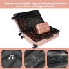 URECOVER Luggage Sets ABS+PC Hardshell 4pcs Lightweight Durable Spinner Suitcase with TSA Lock (12/20/24/28), ROSE GOLD - 2 of 4