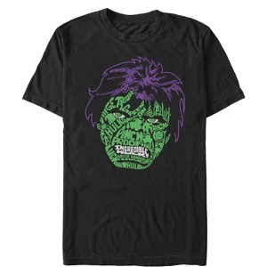 Men's Marvel St. Patrick's Day Hulk Face T-Shirt - 1 of 4