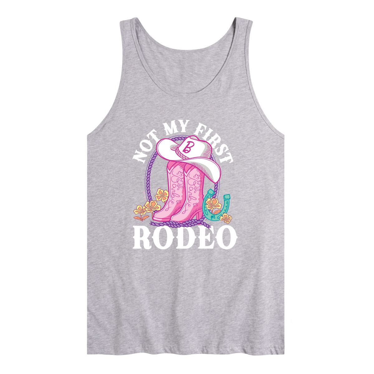 Men's - Barbie - Not My First Rodeo Graphic Tank Top
