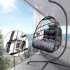 NicBex Indoor Outdoor Hammock Egg Chair with Stand,Cushion and Foldable Frame for Patio Bedroom Porch Garden - 2 of 4