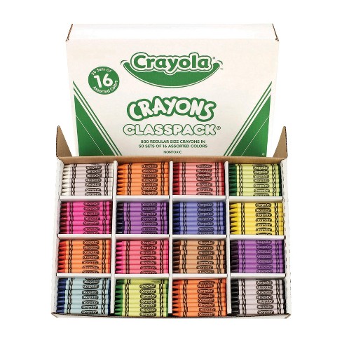 Crayola Crayons, White, Single Color Crayon Refill, 12 Count Bulk Crayons,  School Supplies