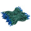 Novelty Lights RetroGlo Ceramic Mini Lights 100 Light on Green Wire 34 Feet Long - 4 of 4