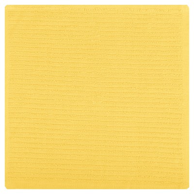 MU Kitchen 100% Cotton Ridged Dish Cloth, 12 x 12 Inches