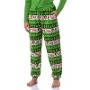Elf The Movie Womens' and Girl's Film Cotton-Headed Ninny-Muggins Jogger Pajama Set Green - 3 of 4