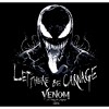 Juniors Womens Marvel Venom: Let There be Carnage Black and White T-Shirt - image 2 of 4