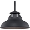 John Timberland Midland Rustic Farmhouse Outdoor Wall Light Fixture Set of 2 Black Dusk to Dawn Motion Sensor LED 9" for Post Exterior Barn Deck - 3 of 4