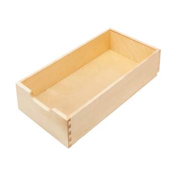  Rev-A-Shelf 18 Divided Storage Bin for Kitchen or Bathroom  Cabinets, Food Storage Containers/Utensils Organizer with Soft Close, Wood,  4FSCO-18SC-1: Home & Kitchen