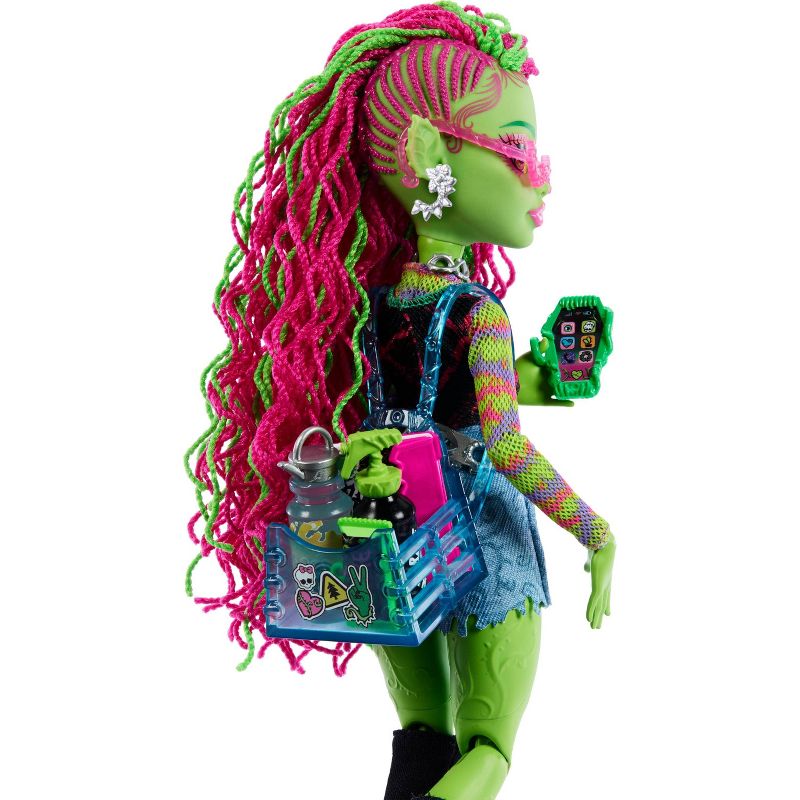 Monster High Venus McFlytrap Fashion Doll with Pet Chewlian and Accessories, 3 of 13