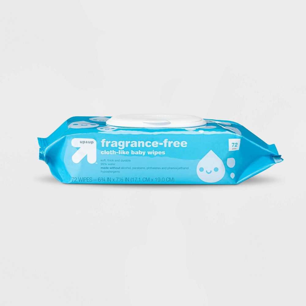 Fragrance Free Baby Wipes - 72ct - up & up™ (11 Packs of 72)