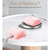 BONGEEK Silicone Apple Airpods 4th Generation - VOTILE 2026 Bling Cover with Keychain, Earbuds Charging Accessory for Women Girls - Pink - 4 of 4