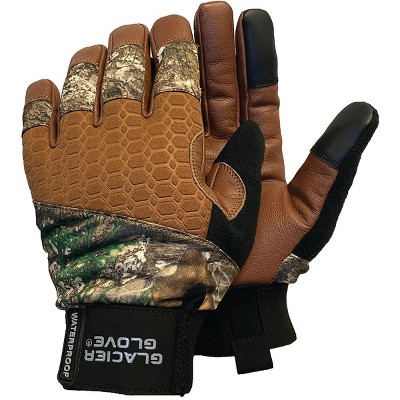 Glacier Glove Pro Waterfowler Gloves - Medium - Mossy Oak Shadowgrass Blades