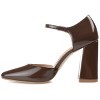 Journee Women's Hesster Mary Jane Mid Block Heel Square Toe Pumps - 2 of 4