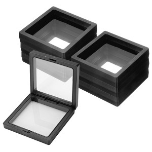 Unique Bargains PE Nail Art Jewelry Storage Packaging Display Decorative Boxes 20 Pcs 4.33" Black - 1 of 4