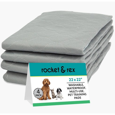 Rocket Rex Washable Reusable Pee Pads For Dogs M 4ct Target