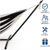 Nasitip Double Hammock with Steel Stand & Carry Bag,2-Person Hammock Bed,Brazilian-Style,450lb Capacity - 3 of 4