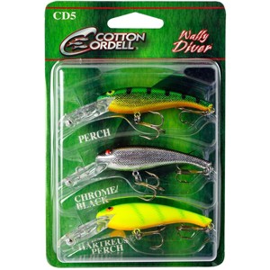 Cotton Cordell Wally Diver Triple Threat Fishing Lures - 1 of 1