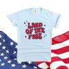 Simply Sage Market Women's Land Of The Free Retro Short Sleeve Garment Dyed Tee - 3 of 4