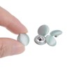 Unique Bargains Blouses Sweater Round Aluminum Cotton Fabric Cloth Covered Buttons 10 Pcs - 4 of 4
