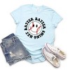 Simply Sage Market Women's Hey Batter Batter Smiley Face Short Sleeve Graphic Tee - 3 of 4