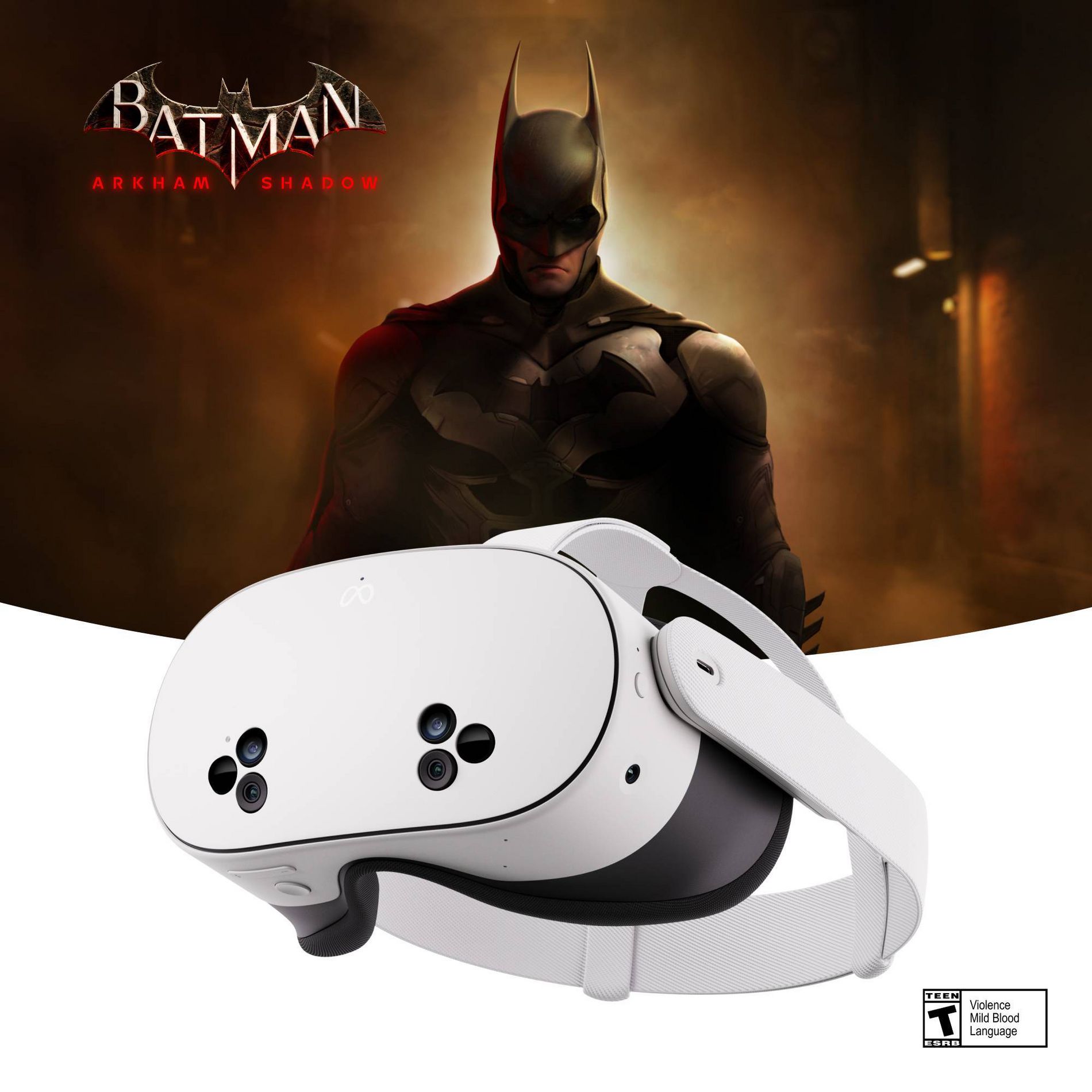 Meta Quest 3S All-In-One Virtual Reality Headset – includes Batman: Arkham Shadow and a 3-Month Trial of Meta Horizon+