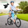 Infans 18" Kid’s Bike w/Removable Training Wheels & Basket for 4-8 Years Old  White - 3 of 4