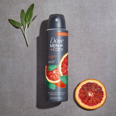 Dove Men+Care Citrus Zest + Sage Dry Spray Antiperspirant Deodorant - 3.8oz_6