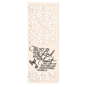 Dicksons Inspirational Bible Verse Laser Cut Bookmark for Books and Novels 2.5 x 6 Wood Give Thanks to The Lord - Pack of 6 - 1 of 1