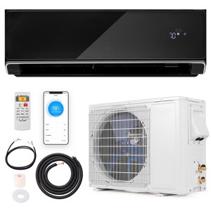 Tangkula 12000 BTU Mini Split Air Conditioner & Heater 22 SEER2 208-230V AC Unit Black - 1 of 4
