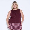 Women's Button-Front Tank Top - Wild Fable™ - 2 of 3