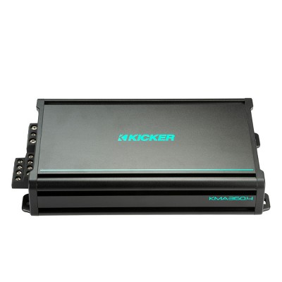 Kicker KMA360.4 90 Watts x 4 4-Channel Marine Full-Range Amplifier