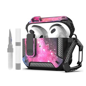 HTUTWOO for AirPods 4 Generation Case Cover with Cleaner Kit, Hard Shell Protective Armor with Lock for AirPods 4 - 1 of 4