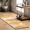 Nuloom Hand Braided Marla Denim And Jute Diamonds Indoor Area Rug - 2 of 4