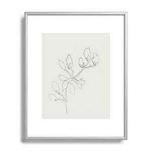 Megan Galante Floral Study No 3 Metal Framed Art Print - Deny Designs - 1 of 4