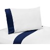 Sweet Jojo Designs Gender Neutral Unisex Toddler Bedding Set Woodsy Blue, Green and Grey 5pc - 3 of 4
