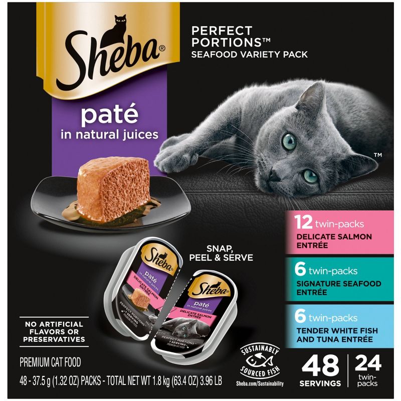 Sheba Perfect Portions Wet Cat Food - 24ct
, 1 of 14