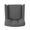 NicBex Accent Chair Upholstered Comfortable with Wood Frame Lounge Chair Reading Chair Comfy Chair for Living Room, Charcoal - 4 of 4