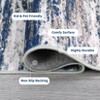 Area Rug Modern Abstract Living Room Area Rug with Non-Slip Backing Soft Foldable Rugs for Bedroom Dining Room - 4 of 4