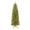 6.5ft Pre-lit Pencil Artificial Christmas Tree Forest Fir - Puleo - 4 of 4