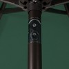 WestinTrends 9 Ft Outdoor Patio Market Table Umbrella with Bronze Round Base - 4 of 4