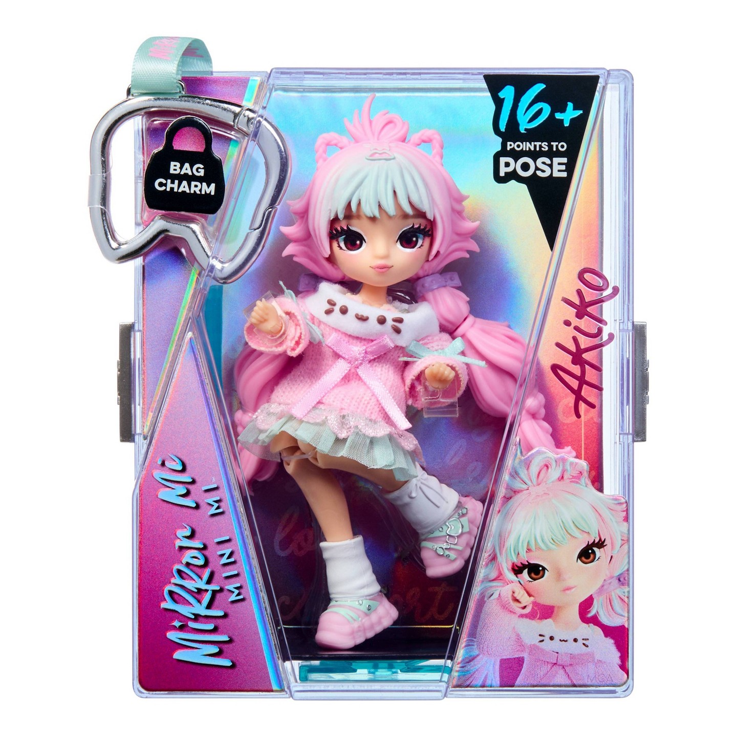 Детская кукла MirrorMi Academy Mirror Mi Mini Mi Akiko Kittyama Cozy Poseable 4" Fashion Doll — фото 1