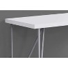 Monarch Specialties Computer Desk Home Office Laptop 48InchL Work Metal Laminate White Grey Contemporary Modern - 2 of 4