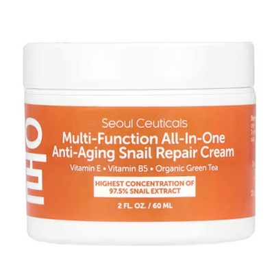 Seoul Ceuticals Anti-Aging Snail Repair Cream Moisturizer, 2 oz