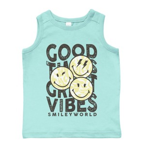 The Juniper Shop SmileyWorld Good Times Great Vibes  Toddler Tank - 1 of 4