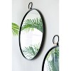 MAYEERTY 24" x 27" Wall Mirror with Black Frame, Contemporary  Decor Mirror for Living Room, Foyer, Entryway, Bedroom - 3 of 4