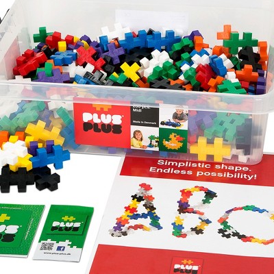 Plus-Plus Multicolor Large Building Blocks Set, 200 Pieces